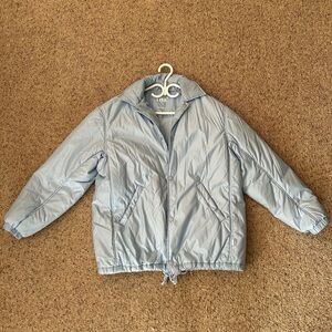 Light Blue Puffer Jacket